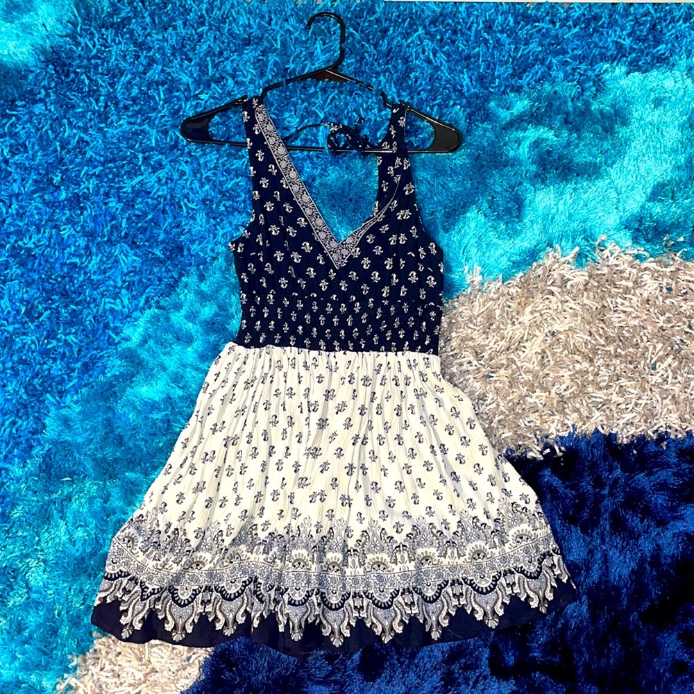 Mini flare dress boho